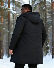 Thickened Hooded Casual Mid-length Coat M-6XL