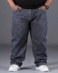 Loose Straight Plus Size Jeans