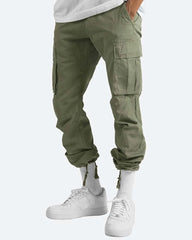 Big & Tall Men's Casual Drawstring Multi-Pocket Workwear Pants S-5XL