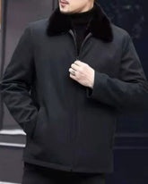 Big & Tall Men's Plush Warm Short Thickened Jacket Parker M-7XL