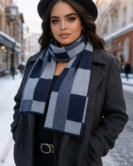 Autumn And Winter Casual Warm Striped Plaid Scarf