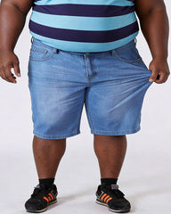 Thin Plus Size Denim Shorts