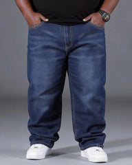 Loose Straight Plus Size Jeans