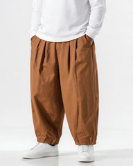 Big & Tall Men's Wide Leg Lantern Casual Pants M-5XL
