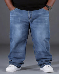 Loose Straight Plus Size Jeans