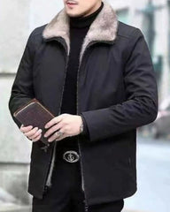 Big & Tall Men's Plush Warm Short Thickened Jacket Parker M-7XL