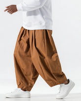 Big & Tall Men's Wide Leg Lantern Casual Pants M-5XL