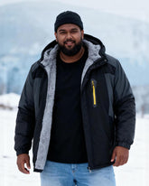 Big & Tall Men's Thickened Waterproof Warm Large Size Charge Clothes L-5XL