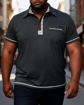 Big & Tall Men's Casual Pocket Button Lel POLO Short Sleeve T-Shirt S-3XL