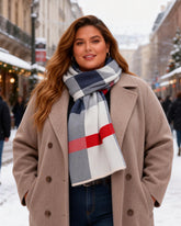 Autumn And Winter Warm Plaid Thick Scarf For Men And Women