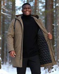 Thickened Hooded Casual Mid-length Coat M-6XL