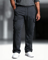 🔥50% Off Exclusive✨Big & Tall Men's New Multi-Pocket Workwear Pants European And American High Street Fashion Brand Retro Casual Leg-legged Pants Men's Cross-border M-5XL