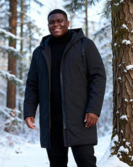 Thickened Hooded Casual Mid-length Coat M-6XL