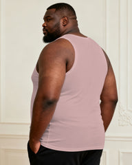 Men's Plus Size Halloween Pink Ghost Print Stretch Vest