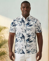 Big & Tall Men's Hawaiian Full Print Cardigan Short Sleeve Shirt