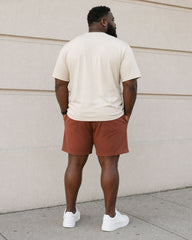 Big & Tall Men's Daily Casual Party Fashion Street Chest Hawaiian Print T-Shirt Shorts Set