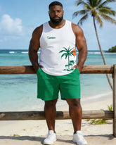 Hawaii Vacation Simple Vest Shorts Set