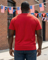 Red T-Shirt Celebrating The 250 Anniversary Of The Founding Of The United States