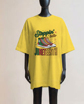 Black Boys And Girls Plus Size Short-Sleeved T-Shirt Entering June Festival