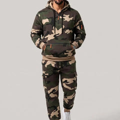 Biggmans Men's two-piece camouflage tracksuit