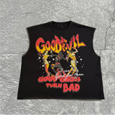 Men's Plus Size Fashion Street I Can Do Good For You Sleeveless T-shirt