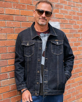 Men's Plus Size Daily Casual Wash Water Denim Jacket Coat