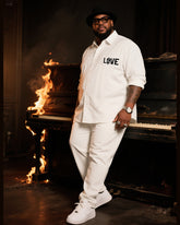 Big Boys Must Have 2025 Holiday Party Love English Music Meet Long Sleeve Shirt Trousers Suit