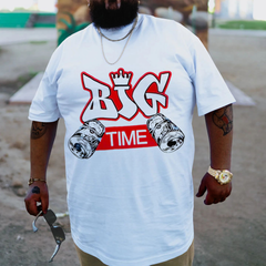 Plus Size White Big Time T-Shirt