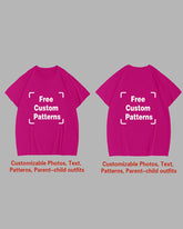 Customized Plus Size T-shirt (You Can Upload Pictures, Text, Logo, Etc. To Customize Your Interesting T-shirt)