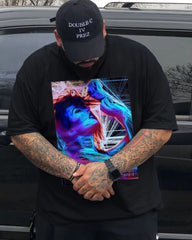 Plus size short sleeve trendy casual round neck T-shirt