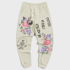 Plus Size Street Style Men's Casual Vintage Trousers