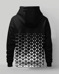 Men's Big and Tall Classic Check Graphic Zip Hoodie