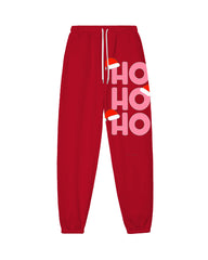 Women's Plus Size Santa Claus Long Sleeve Hoodie and Casual Pants Set