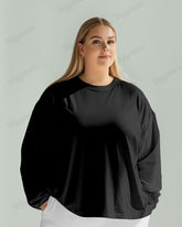 Women's Solid Color Long Sleeve T-shirt