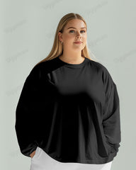 Women's Solid Color Long Sleeve T-shirt