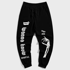 Plus Size Men's Street Style Casual Retro Trousers