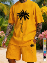 Palm Tree Faith Hope & Love Print Texture Large Size Holiday Set