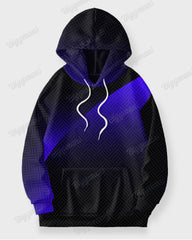 Men's Big and Tall Casual Hip Hop Geometric Hoodie Set of Two