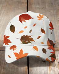 Outdoor Romantic Falling Leaves Baseball Cap