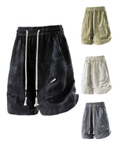 Men's Plus Size Vintage Tie-Dye Shorts Pants L-9XL