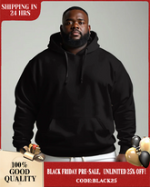 Cotton Solid Color Men's Loose Oversized Hoodie