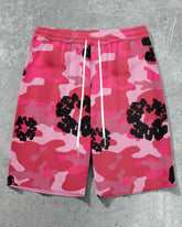 Men's Plus Size Camouflage Cotton Print Shorts