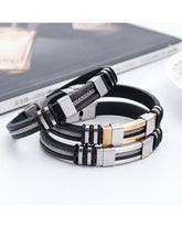 Men's Punk Titanium Steel Bracelet