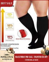 ?2XL-7XL Solid Color Running Fitness Compression Socks For Obese Men And Women Sports Socks