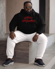 Giant Ghost-Front Print Oversized Cotton Hoodie