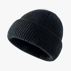 Solid Color Knitted Outdoor Cold-proof Wool Hat
