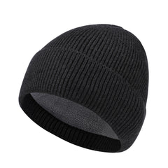 Simple All-match Thickened Knitted Wool Hat