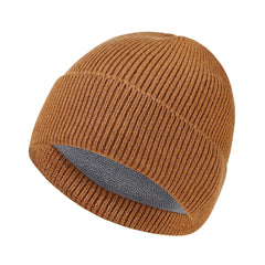 Simple All-match Thickened Knitted Wool Hat