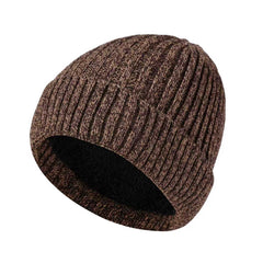 Autumn And Winter Solid Color Wool Hat Melon Skin Hat