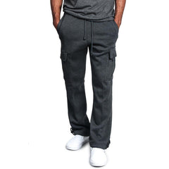 🔥50% Off Exclusive✨Big & Tall Men's New Multi-Pocket Workwear Pants European And American High Street Fashion Brand Retro Casual Leg-legged Pants Men's Cross-border M-5XL